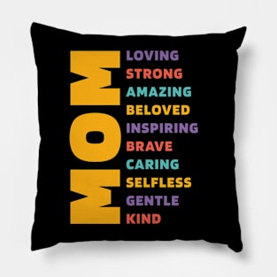 Mom description - Mother's Day Funny Gift Pillow