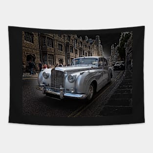 Luxury vintage classic british car Tapestry