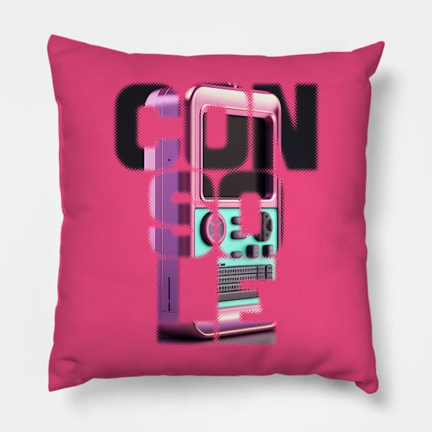 Console 90s Gaming Pillow by Yethis