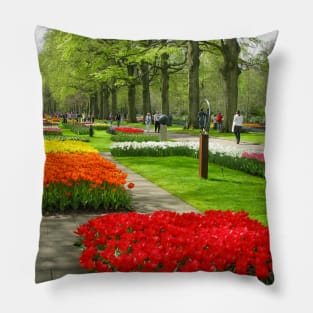 Keukenhof Tulip Festival, Holland Pillow