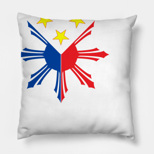 Philippines Sun and Stars Pillow