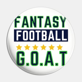 FANTASY FOOTBALL G.O.A.T Pin