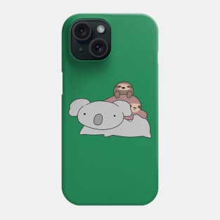 Koala and Sloths Phone Case