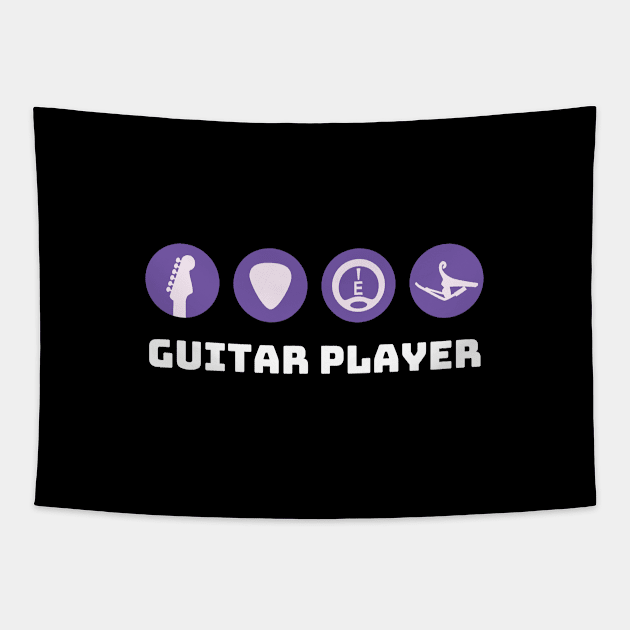 Guitar Player Essential Tools Tapestry by nightsworthy