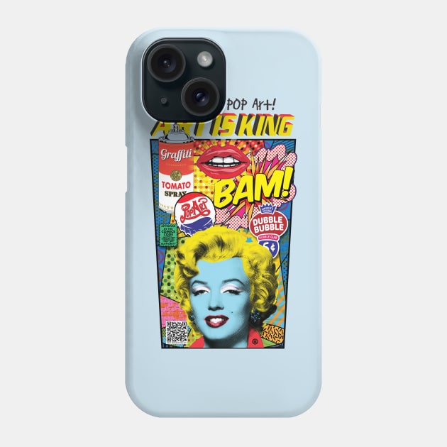 Long Live POP Art Phone Case by 