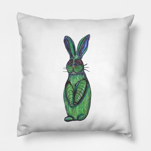 Tired Bunny Pillow by Banshee Designs 
