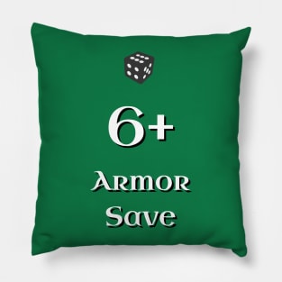 6+ Armor Save aka Ork "T-shirt save" of 40k - American Spelling Pillow