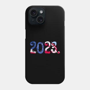 Happy new year 2023 USA United States of America university Phone Case