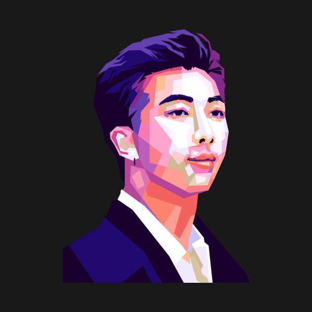 Rap monster BTS by Danwpap2