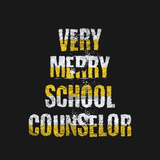Very merry school counselor Sticker T-Shirt