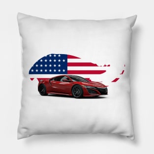 NSX USA Print Pillow