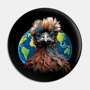 Silkie Earth Day Pin