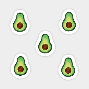 avocado stickers, avocados, avacados Magnet