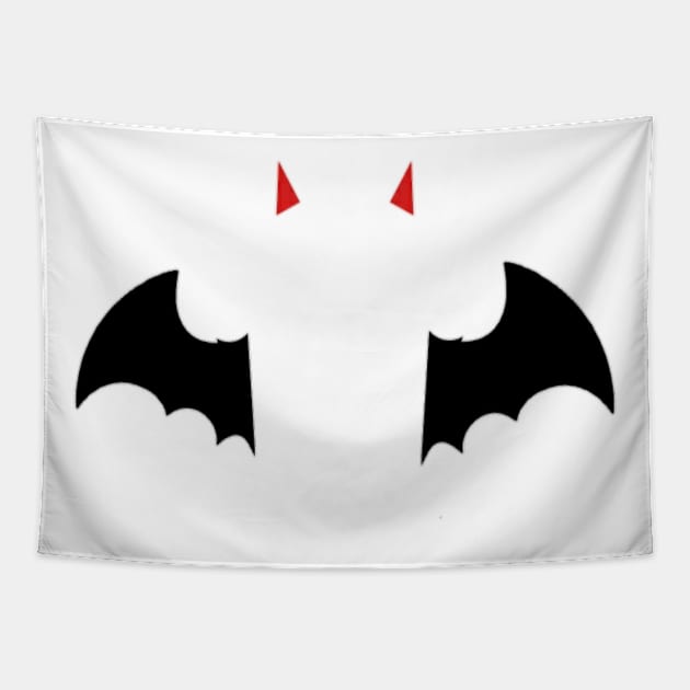 Bat shirt for halloween Tapestry by HollyTee