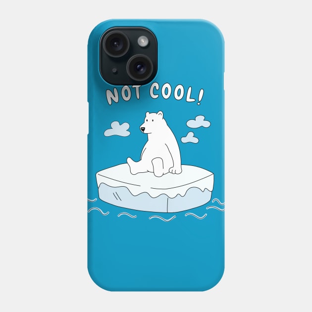 Global Warming - Polar bear Phone Case by valentinahramov