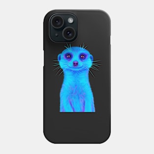 Blue Meerkat Phone Case