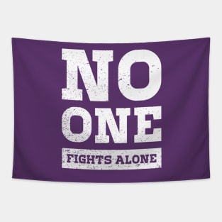 No One Fights Alone Epilepsy Awareness for Boys Men Girls Women Kids Tapestry