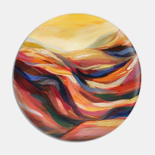 Abstract mountains Pin