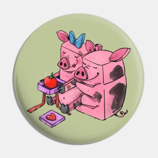 Piggy love Pin