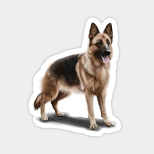 The German Shepherd Dog Magnet