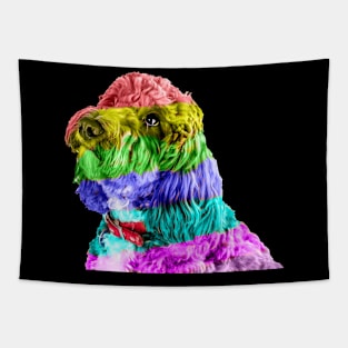 Rainbow Cockapoo 2 Tapestry