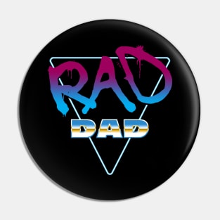 '80s Style Rad Dad Pin