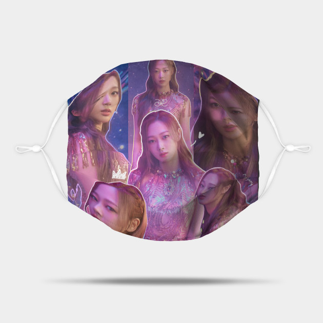 Aespa Giselle Collage Kpop Maske Teepublic De