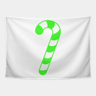 GREEN AND WHITE CANDY CANE - CUTE CHRISTMAS DESIGN Tapestry