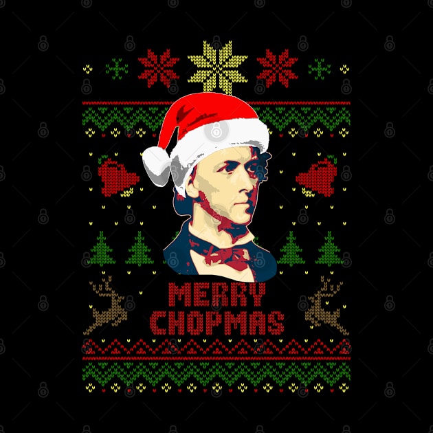 Frederick Chopin Merry Chopmas by Nerd_art