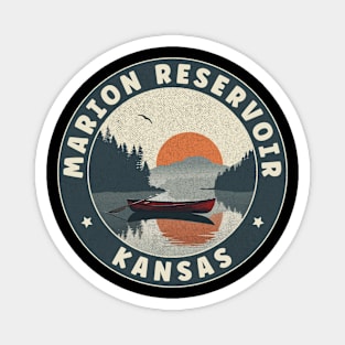 Marion Reservoir Kansas Sunset Magnet