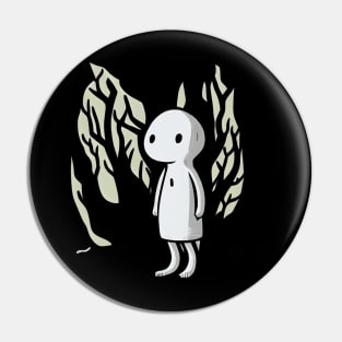 Kodama Japan Spirit Ghost in dense forest Pin