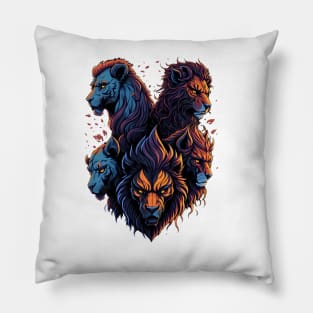 Lions T-shirt Pillow