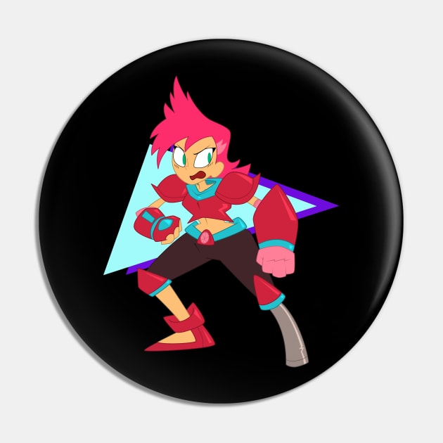 OK KO! Red Action Pin by soldominotees