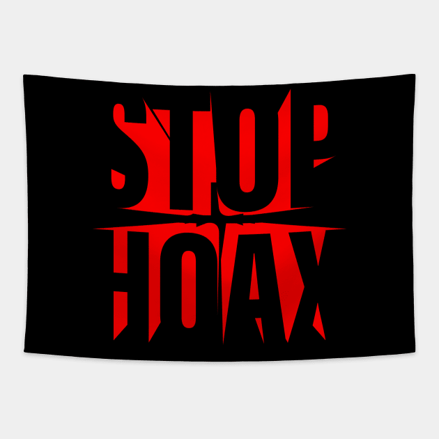 stop hoax Tapestry by Ageman