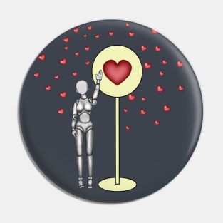 Cyborg girl dreams of love. Cyber Love Pin