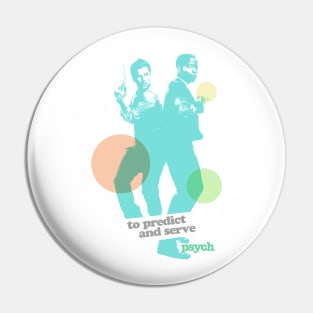 Psych Predict and Serve Pin