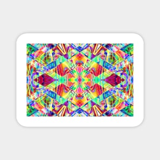 psychedelic colors Magnet