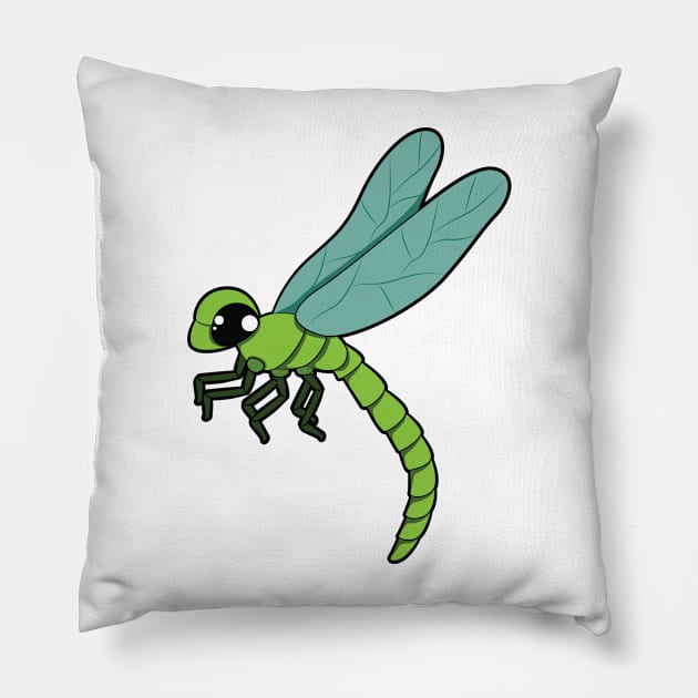 Dragonfly Pillow by MyBeautifulFiles