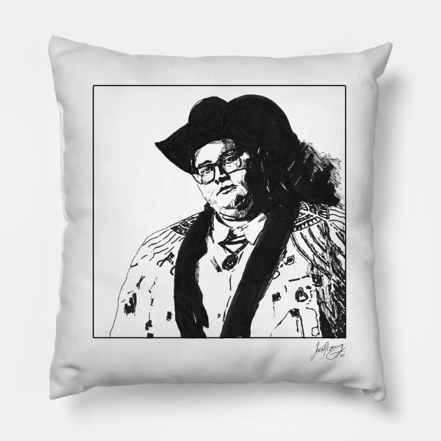 Joshua Ray Walker Pillow by Jack Browning
