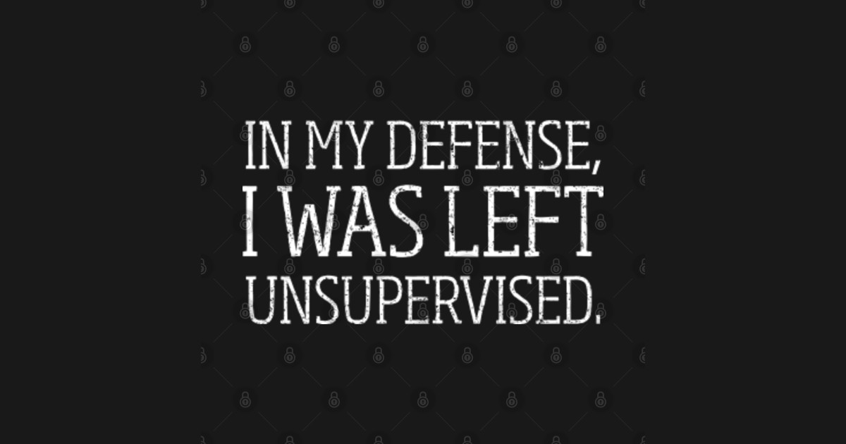 In My Defense, I Was Left Unsupervised Funny Black In My Defense I