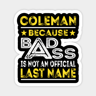 COLEMAN Magnet