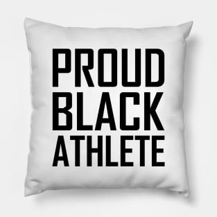 Proud Black Athlete Pillow