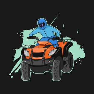 Mud ATV Design for Quad Bike Riders T-Shirt