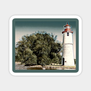 Lighthouse in the Cove Magnet