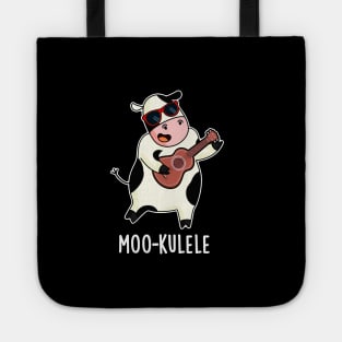 Mookelele Cute Ukulele Cow Pun Tote