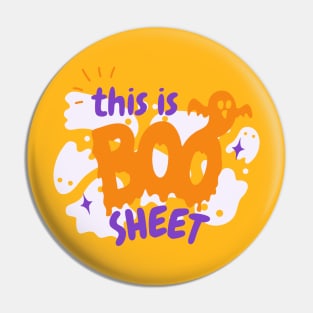 This is BOO sheet quote with ghost Pin