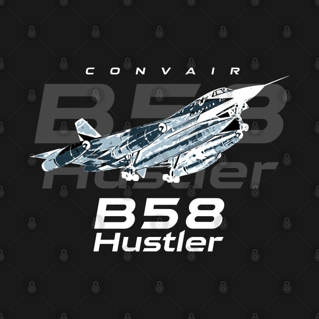 Convair B58 Hustler by aeroloversclothing