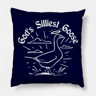 God's Silliest Goose Pillow