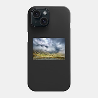 Mountains and clouds landscape Phone Case