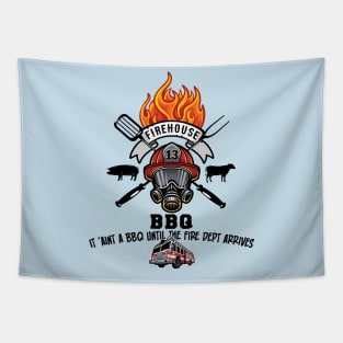 Firehouse BBQ Tapestry